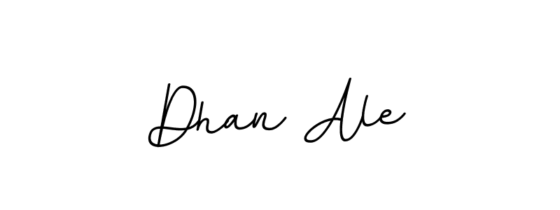 The best way (BallpointsItalic-DORy9) to make a short signature is to pick only two or three words in your name. The name Dhan Ale include a total of six letters. For converting this name. Dhan Ale signature style 11 images and pictures png