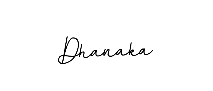 How to make Dhanaka name signature. Use BallpointsItalic-DORy9 style for creating short signs online. This is the latest handwritten sign. Dhanaka signature style 11 images and pictures png