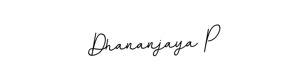 You should practise on your own different ways (BallpointsItalic-DORy9) to write your name (Dhananjaya P) in signature. don't let someone else do it for you. Dhananjaya P signature style 11 images and pictures png