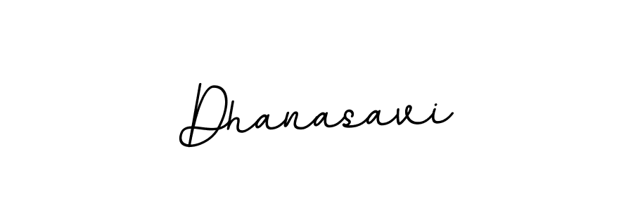 Create a beautiful signature design for name Dhanasavi. With this signature (BallpointsItalic-DORy9) fonts, you can make a handwritten signature for free. Dhanasavi signature style 11 images and pictures png