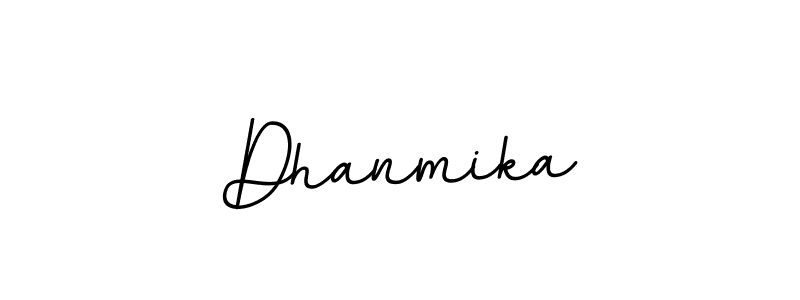if you are searching for the best signature style for your name Dhanmika. so please give up your signature search. here we have designed multiple signature styles  using BallpointsItalic-DORy9. Dhanmika signature style 11 images and pictures png