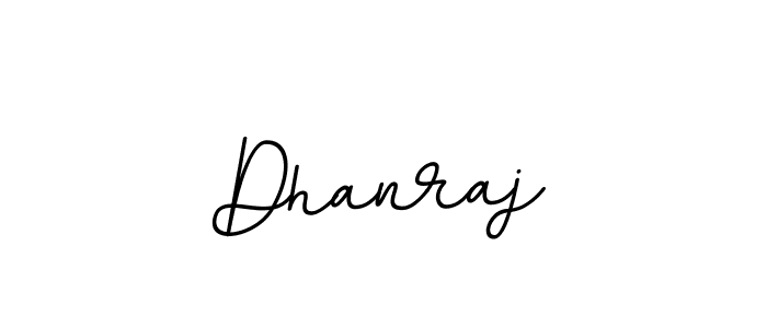 Create a beautiful signature design for name Dhanraj. With this signature (BallpointsItalic-DORy9) fonts, you can make a handwritten signature for free. Dhanraj signature style 11 images and pictures png