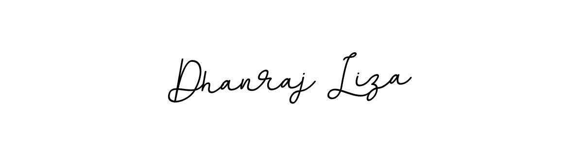 Create a beautiful signature design for name Dhanraj Liza. With this signature (BallpointsItalic-DORy9) fonts, you can make a handwritten signature for free. Dhanraj Liza signature style 11 images and pictures png