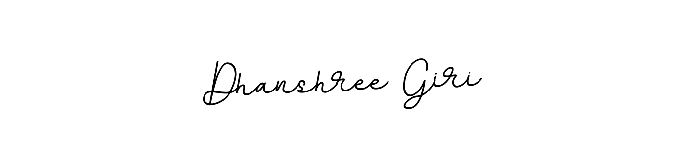 Create a beautiful signature design for name Dhanshree Giri. With this signature (BallpointsItalic-DORy9) fonts, you can make a handwritten signature for free. Dhanshree Giri signature style 11 images and pictures png