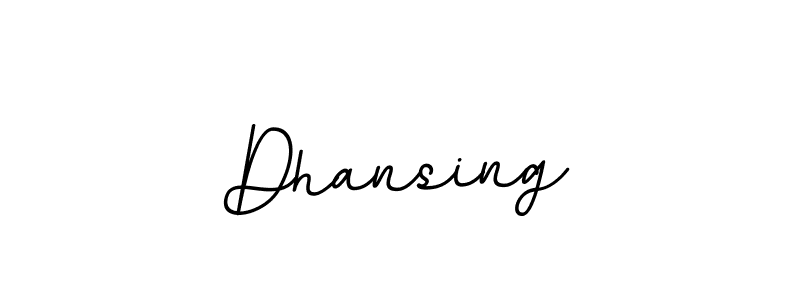 Dhansing stylish signature style. Best Handwritten Sign (BallpointsItalic-DORy9) for my name. Handwritten Signature Collection Ideas for my name Dhansing. Dhansing signature style 11 images and pictures png