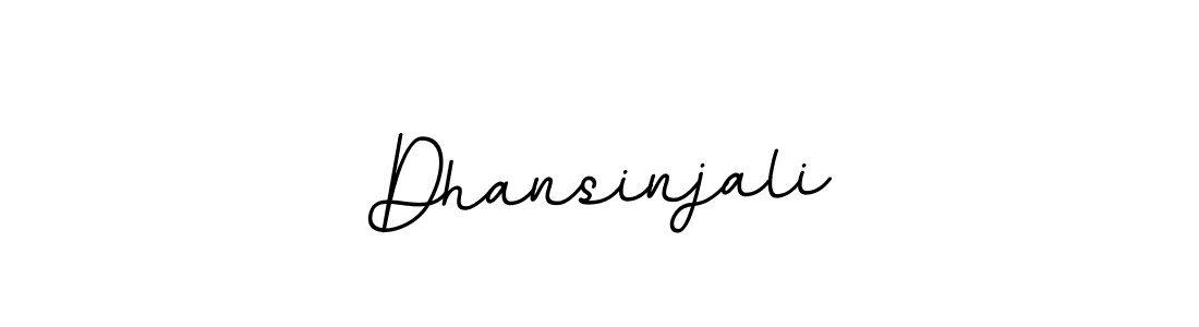 Use a signature maker to create a handwritten signature online. With this signature software, you can design (BallpointsItalic-DORy9) your own signature for name Dhansinjali. Dhansinjali signature style 11 images and pictures png