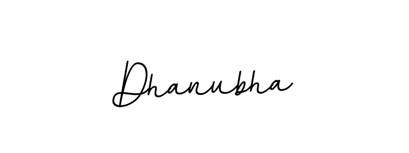 You should practise on your own different ways (BallpointsItalic-DORy9) to write your name (Dhanubha) in signature. don't let someone else do it for you. Dhanubha signature style 11 images and pictures png