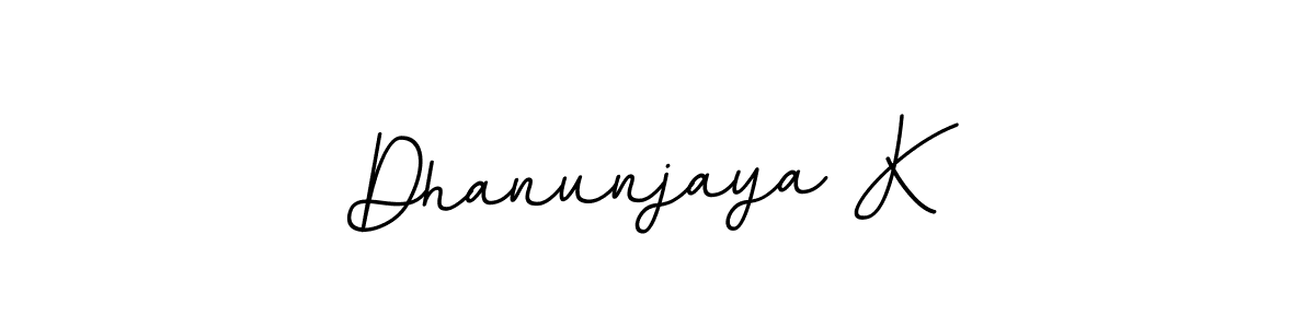 How to make Dhanunjaya K signature? BallpointsItalic-DORy9 is a professional autograph style. Create handwritten signature for Dhanunjaya K name. Dhanunjaya K signature style 11 images and pictures png