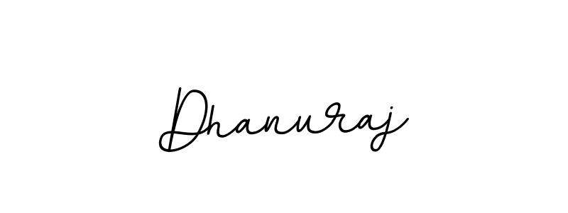 Use a signature maker to create a handwritten signature online. With this signature software, you can design (BallpointsItalic-DORy9) your own signature for name Dhanuraj. Dhanuraj signature style 11 images and pictures png