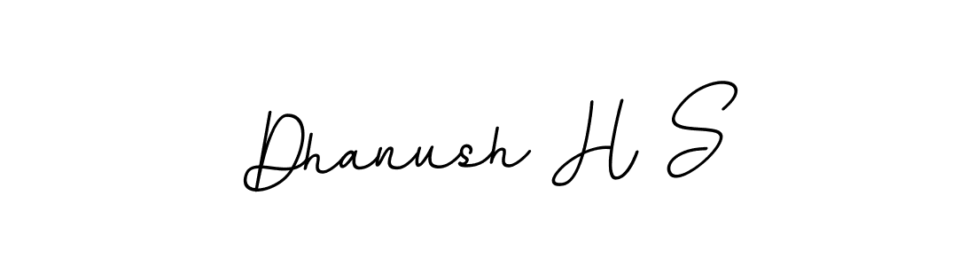 How to Draw Dhanush H S signature style? BallpointsItalic-DORy9 is a latest design signature styles for name Dhanush H S. Dhanush H S signature style 11 images and pictures png