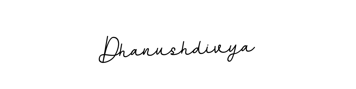 Also we have Dhanushdivya name is the best signature style. Create professional handwritten signature collection using BallpointsItalic-DORy9 autograph style. Dhanushdivya signature style 11 images and pictures png