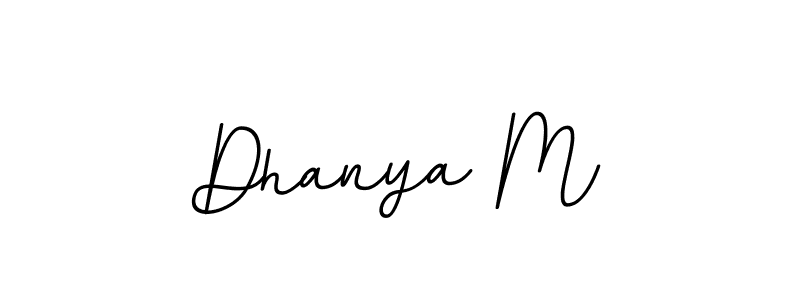 Make a short Dhanya M signature style. Manage your documents anywhere anytime using BallpointsItalic-DORy9. Create and add eSignatures, submit forms, share and send files easily. Dhanya M signature style 11 images and pictures png