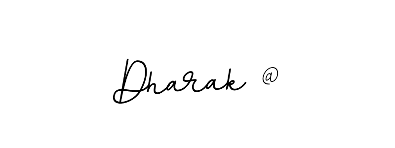 if you are searching for the best signature style for your name Dharak @. so please give up your signature search. here we have designed multiple signature styles  using BallpointsItalic-DORy9. Dharak @ signature style 11 images and pictures png