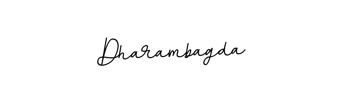 Make a beautiful signature design for name Dharambagda. With this signature (BallpointsItalic-DORy9) style, you can create a handwritten signature for free. Dharambagda signature style 11 images and pictures png