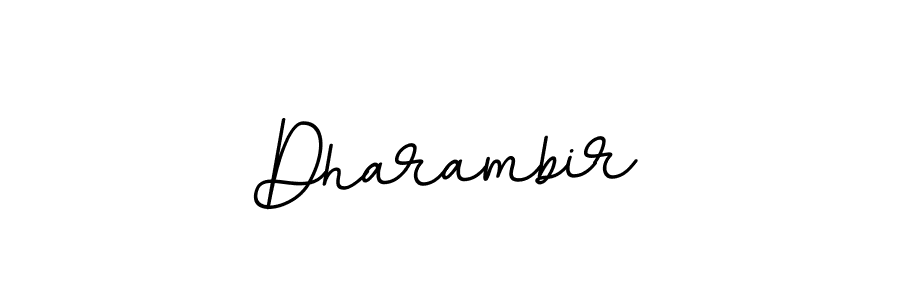Dharambir stylish signature style. Best Handwritten Sign (BallpointsItalic-DORy9) for my name. Handwritten Signature Collection Ideas for my name Dharambir. Dharambir signature style 11 images and pictures png