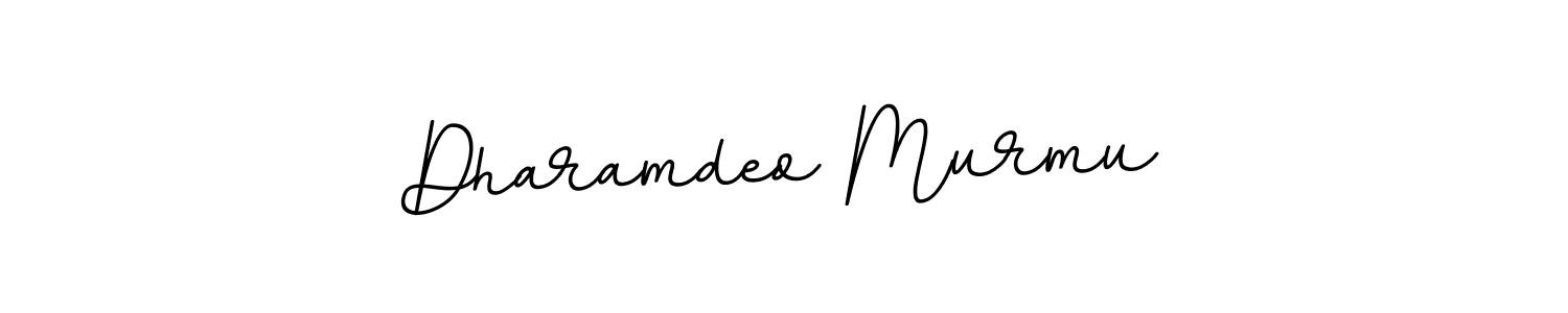 Create a beautiful signature design for name Dharamdeo Murmu. With this signature (BallpointsItalic-DORy9) fonts, you can make a handwritten signature for free. Dharamdeo Murmu signature style 11 images and pictures png