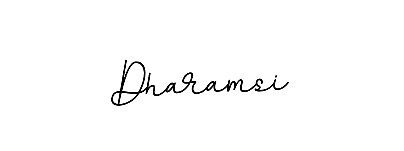 Dharamsi stylish signature style. Best Handwritten Sign (BallpointsItalic-DORy9) for my name. Handwritten Signature Collection Ideas for my name Dharamsi. Dharamsi signature style 11 images and pictures png