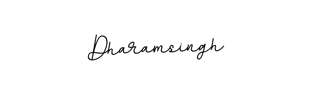 Dharamsingh stylish signature style. Best Handwritten Sign (BallpointsItalic-DORy9) for my name. Handwritten Signature Collection Ideas for my name Dharamsingh. Dharamsingh signature style 11 images and pictures png