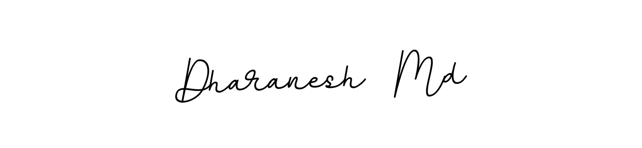 Use a signature maker to create a handwritten signature online. With this signature software, you can design (BallpointsItalic-DORy9) your own signature for name Dharanesh  Md. Dharanesh  Md signature style 11 images and pictures png