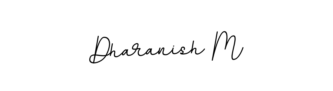 Make a beautiful signature design for name Dharanish M. Use this online signature maker to create a handwritten signature for free. Dharanish M signature style 11 images and pictures png