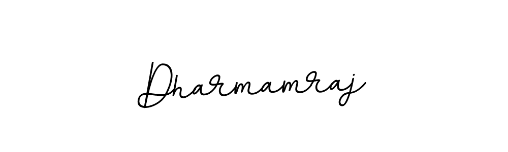 Create a beautiful signature design for name Dharmamraj. With this signature (BallpointsItalic-DORy9) fonts, you can make a handwritten signature for free. Dharmamraj signature style 11 images and pictures png