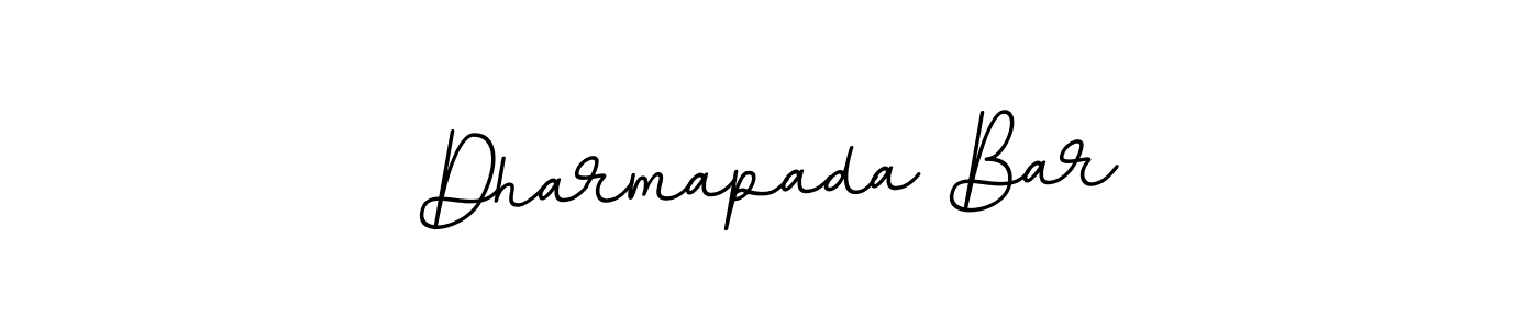Also we have Dharmapada Bar name is the best signature style. Create professional handwritten signature collection using BallpointsItalic-DORy9 autograph style. Dharmapada Bar signature style 11 images and pictures png