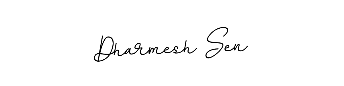 Use a signature maker to create a handwritten signature online. With this signature software, you can design (BallpointsItalic-DORy9) your own signature for name Dharmesh Sen. Dharmesh Sen signature style 11 images and pictures png