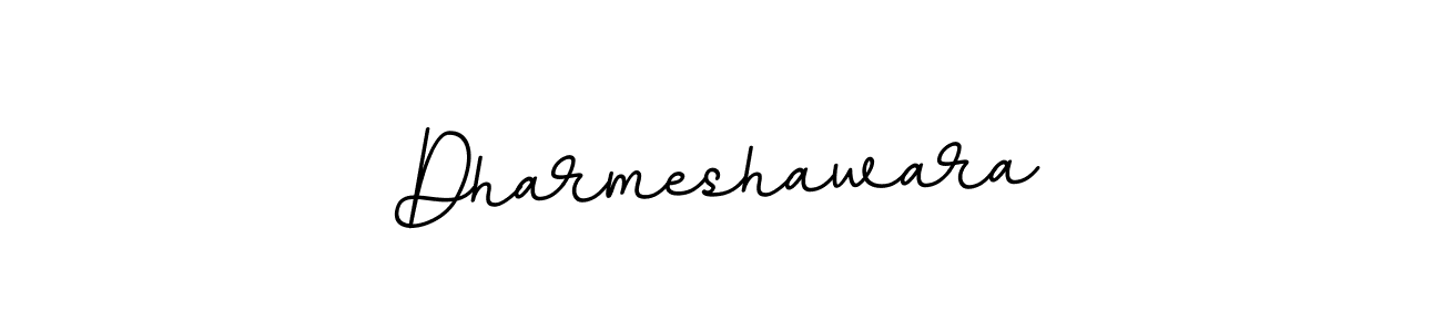 How to make Dharmeshawara name signature. Use BallpointsItalic-DORy9 style for creating short signs online. This is the latest handwritten sign. Dharmeshawara signature style 11 images and pictures png