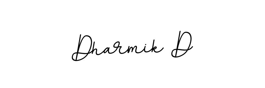 Create a beautiful signature design for name Dharmik D. With this signature (BallpointsItalic-DORy9) fonts, you can make a handwritten signature for free. Dharmik D signature style 11 images and pictures png