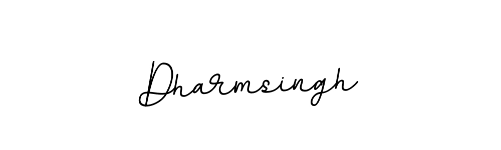 Make a beautiful signature design for name Dharmsingh. With this signature (BallpointsItalic-DORy9) style, you can create a handwritten signature for free. Dharmsingh signature style 11 images and pictures png