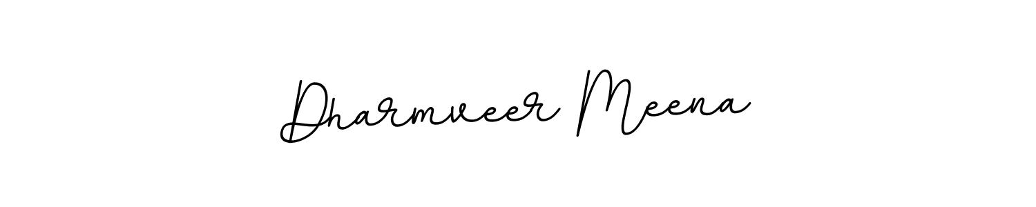 Use a signature maker to create a handwritten signature online. With this signature software, you can design (BallpointsItalic-DORy9) your own signature for name Dharmveer Meena. Dharmveer Meena signature style 11 images and pictures png