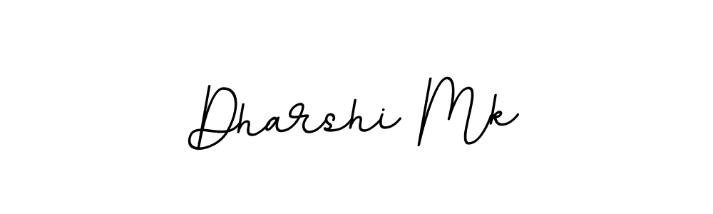 Design your own signature with our free online signature maker. With this signature software, you can create a handwritten (BallpointsItalic-DORy9) signature for name Dharshi Mk. Dharshi Mk signature style 11 images and pictures png