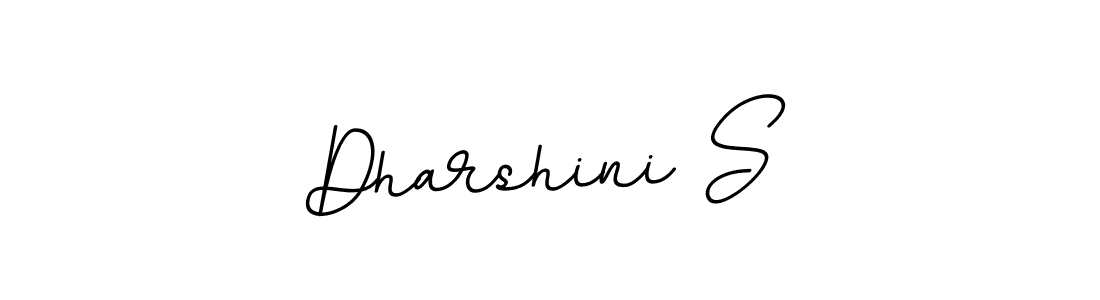 Use a signature maker to create a handwritten signature online. With this signature software, you can design (BallpointsItalic-DORy9) your own signature for name Dharshini S. Dharshini S signature style 11 images and pictures png