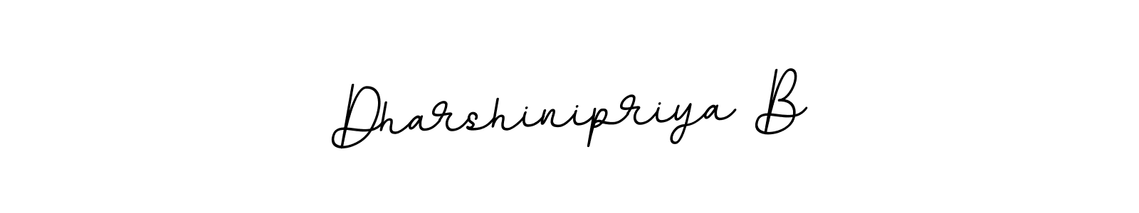 You should practise on your own different ways (BallpointsItalic-DORy9) to write your name (Dharshinipriya B) in signature. don't let someone else do it for you. Dharshinipriya B signature style 11 images and pictures png