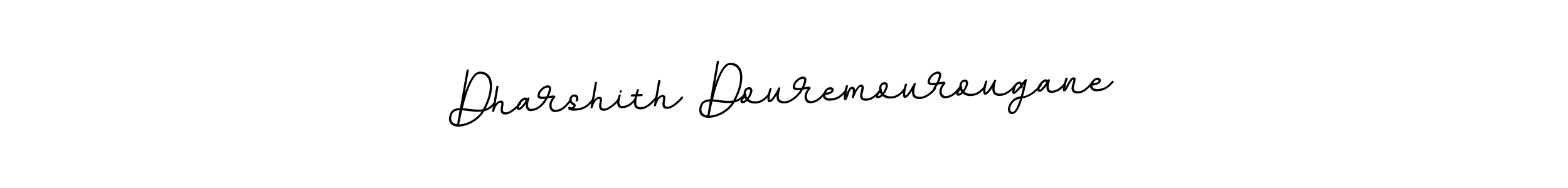 Design your own signature with our free online signature maker. With this signature software, you can create a handwritten (BallpointsItalic-DORy9) signature for name Dharshith Douremourougane. Dharshith Douremourougane signature style 11 images and pictures png