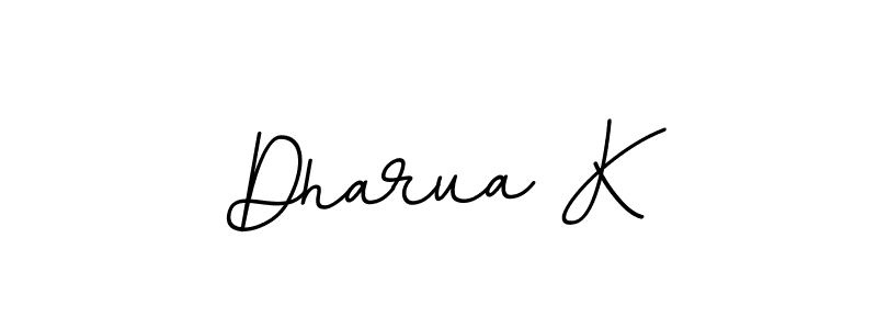 Dharua K stylish signature style. Best Handwritten Sign (BallpointsItalic-DORy9) for my name. Handwritten Signature Collection Ideas for my name Dharua K. Dharua K signature style 11 images and pictures png