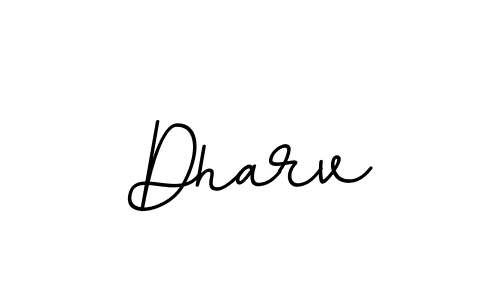 Make a beautiful signature design for name Dharv. With this signature (BallpointsItalic-DORy9) style, you can create a handwritten signature for free. Dharv signature style 11 images and pictures png