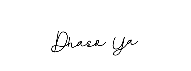 How to make Dhaso Ya name signature. Use BallpointsItalic-DORy9 style for creating short signs online. This is the latest handwritten sign. Dhaso Ya signature style 11 images and pictures png