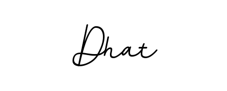 Create a personalized artistic stamp with Dhat in BallpointsItalic-DORy9 font. Perfect for visual artists, designers, and influencers. Dhat signature style 11 images and pictures png