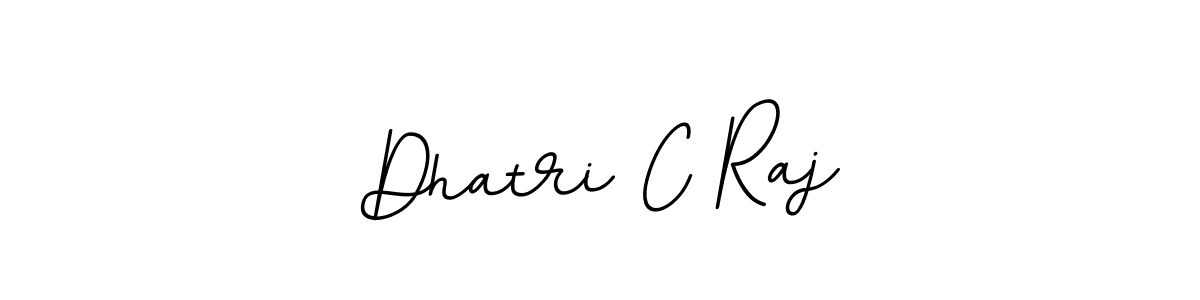 Make a beautiful signature design for name Dhatri C Raj. With this signature (BallpointsItalic-DORy9) style, you can create a handwritten signature for free. Dhatri C Raj signature style 11 images and pictures png