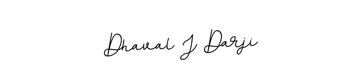 Design your own signature with our free online signature maker. With this signature software, you can create a handwritten (BallpointsItalic-DORy9) signature for name Dhaval J Darji. Dhaval J Darji signature style 11 images and pictures png