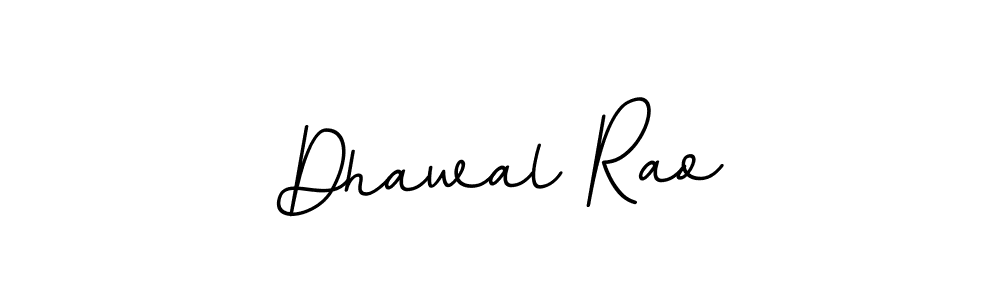 Design your own signature with our free online signature maker. With this signature software, you can create a handwritten (BallpointsItalic-DORy9) signature for name Dhawal Rao. Dhawal Rao signature style 11 images and pictures png