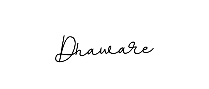 Dhaware stylish signature style. Best Handwritten Sign (BallpointsItalic-DORy9) for my name. Handwritten Signature Collection Ideas for my name Dhaware. Dhaware signature style 11 images and pictures png