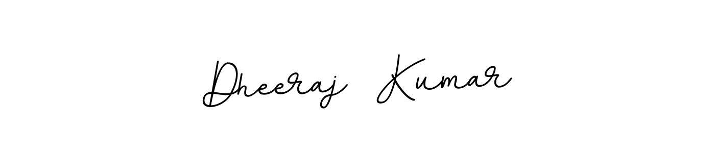 The best way (BallpointsItalic-DORy9) to make a short signature is to pick only two or three words in your name. The name Dheeraj  Kumar include a total of six letters. For converting this name. Dheeraj  Kumar signature style 11 images and pictures png