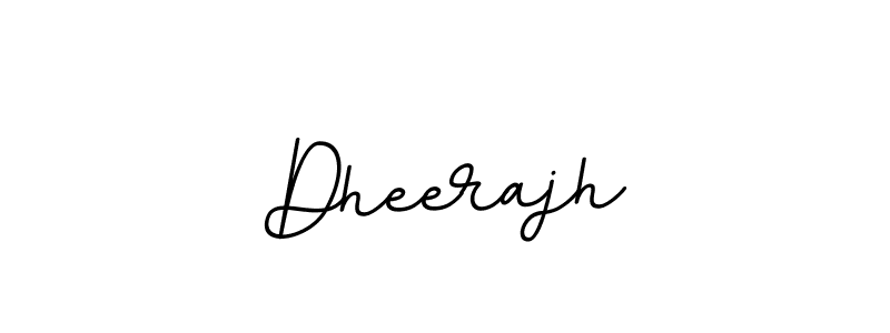 Design your own signature with our free online signature maker. With this signature software, you can create a handwritten (BallpointsItalic-DORy9) signature for name Dheerajh. Dheerajh signature style 11 images and pictures png