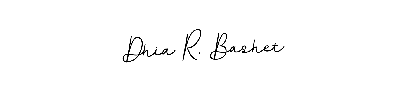 Use a signature maker to create a handwritten signature online. With this signature software, you can design (BallpointsItalic-DORy9) your own signature for name Dhia R. Bashet. Dhia R. Bashet signature style 11 images and pictures png