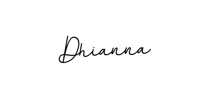 The best way (BallpointsItalic-DORy9) to make a short signature is to pick only two or three words in your name. The name Dhianna include a total of six letters. For converting this name. Dhianna signature style 11 images and pictures png