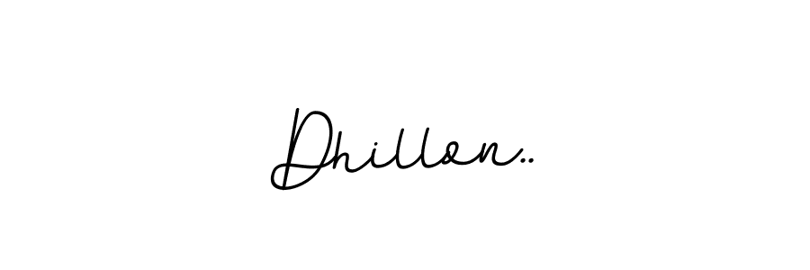 It looks lik you need a new signature style for name Dhillon... Design unique handwritten (BallpointsItalic-DORy9) signature with our free signature maker in just a few clicks. Dhillon.. signature style 11 images and pictures png