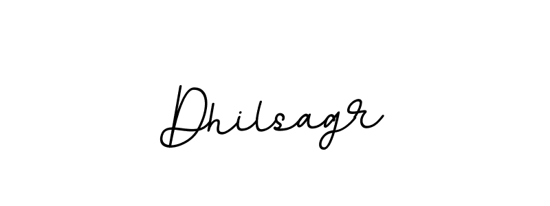 The best way (BallpointsItalic-DORy9) to make a short signature is to pick only two or three words in your name. The name Dhilsagr include a total of six letters. For converting this name. Dhilsagr signature style 11 images and pictures png