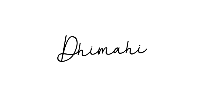 Make a beautiful signature design for name Dhimahi. With this signature (BallpointsItalic-DORy9) style, you can create a handwritten signature for free. Dhimahi signature style 11 images and pictures png